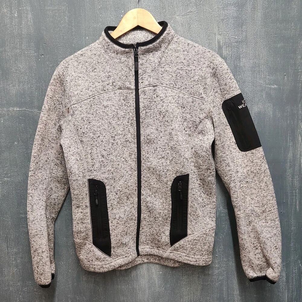 Icewear Iceland Jacket Black Gray Zip Outdoor Small